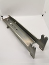 Montageschuh horizontal für 60er Pfosten, Länge 440mm, zum Aufdübeln, Mat. Stahl verzinkt