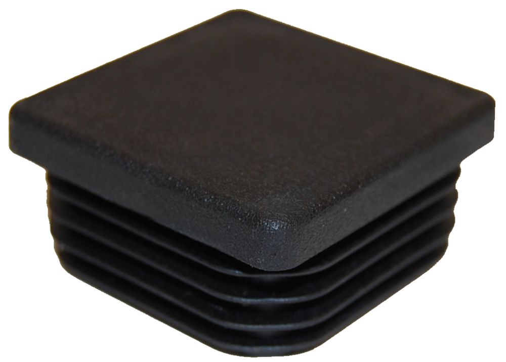 Endkappe PVC 80x80x2-4,5mm, schwarz