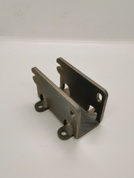 [MV40-H ] Montageschuh vertikal für 40er Pfosten, 30mm austragend, zum Andübeln an Holzträger, Mat. Stahl verzinkt