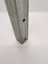 [PF40-massgefertigt] Post 40x40, length made to measure, mat. steel galvanized