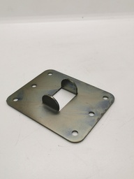 [HT40-schräg] Handrail bracket for 40+60 posts, angled, mat. steel galvanized 