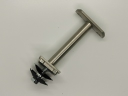 [HTI40] Handrail support 40mm post for Ø42.4 stainless steel tube, Mat. AISI 304 stainless steel