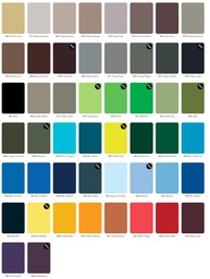 [HPL-COL] Pannello HPL, s=8mm, Colori, Colore secondo la tabella dei colori