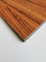 [HPL-HD-754] HPL board, s=8mm, wood decor, colour Padouk soft (754)