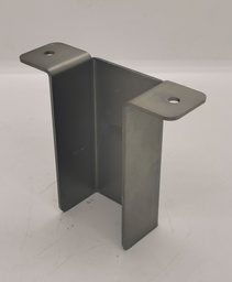 [HT60-schmal] Handrail support narrow for 60s posts, mat. steel galvanized
